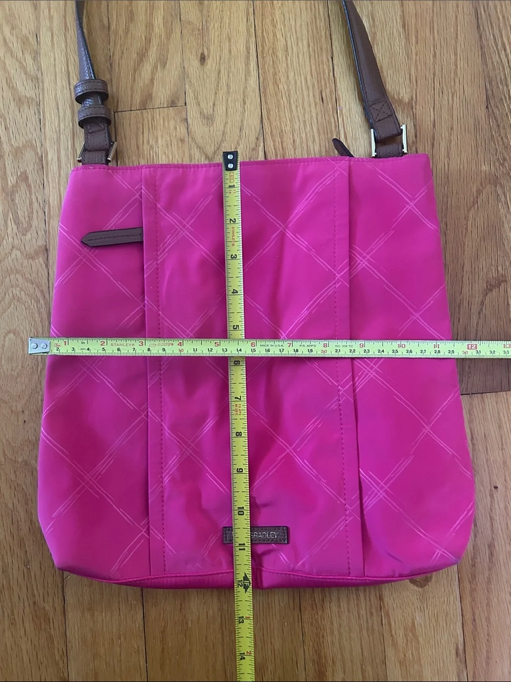 Vera Bradley Hot Pink Crossbody Bag - Nylon - Picture 5 of 6